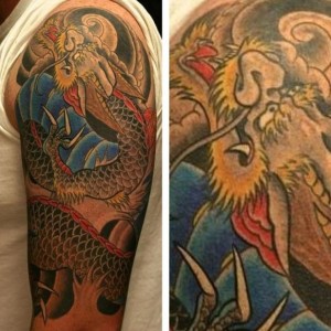 custom sleeve tattoo in Denver