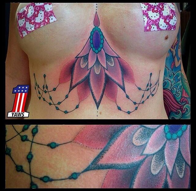 Beautiful Lower Breast Tattoos for Women at Mantra Tattoo | Best Tattoo &  Piercing Shop & Tattoo Artists in Denver