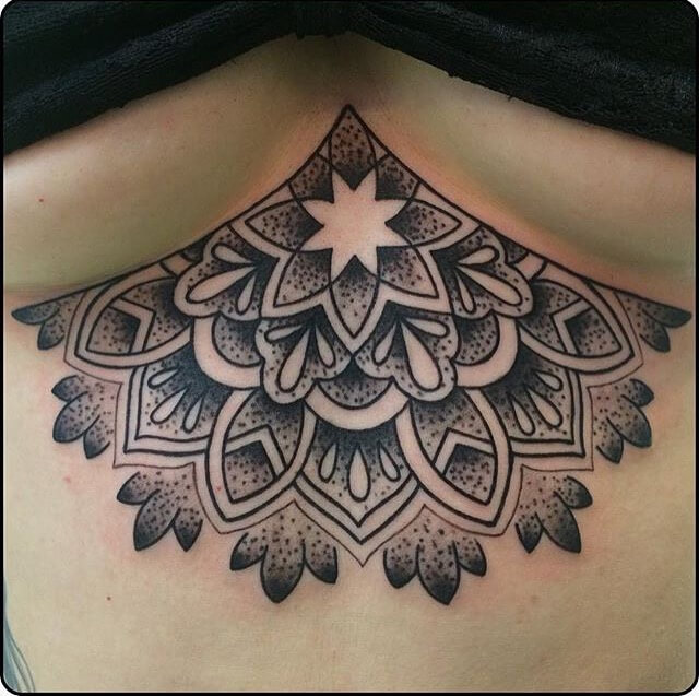 Beautiful Lower Breast Tattoos for Women at Mantra Tattoo | Best Tattoo &  Piercing Shop & Tattoo Artists in Denver