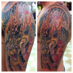 Dragon tattoo by Ben Parker
