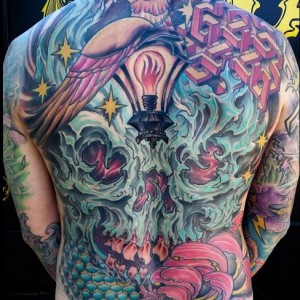 Denver Tattoo Artist Ben Gun at Mantra Tattoo Studio - Denver, Co