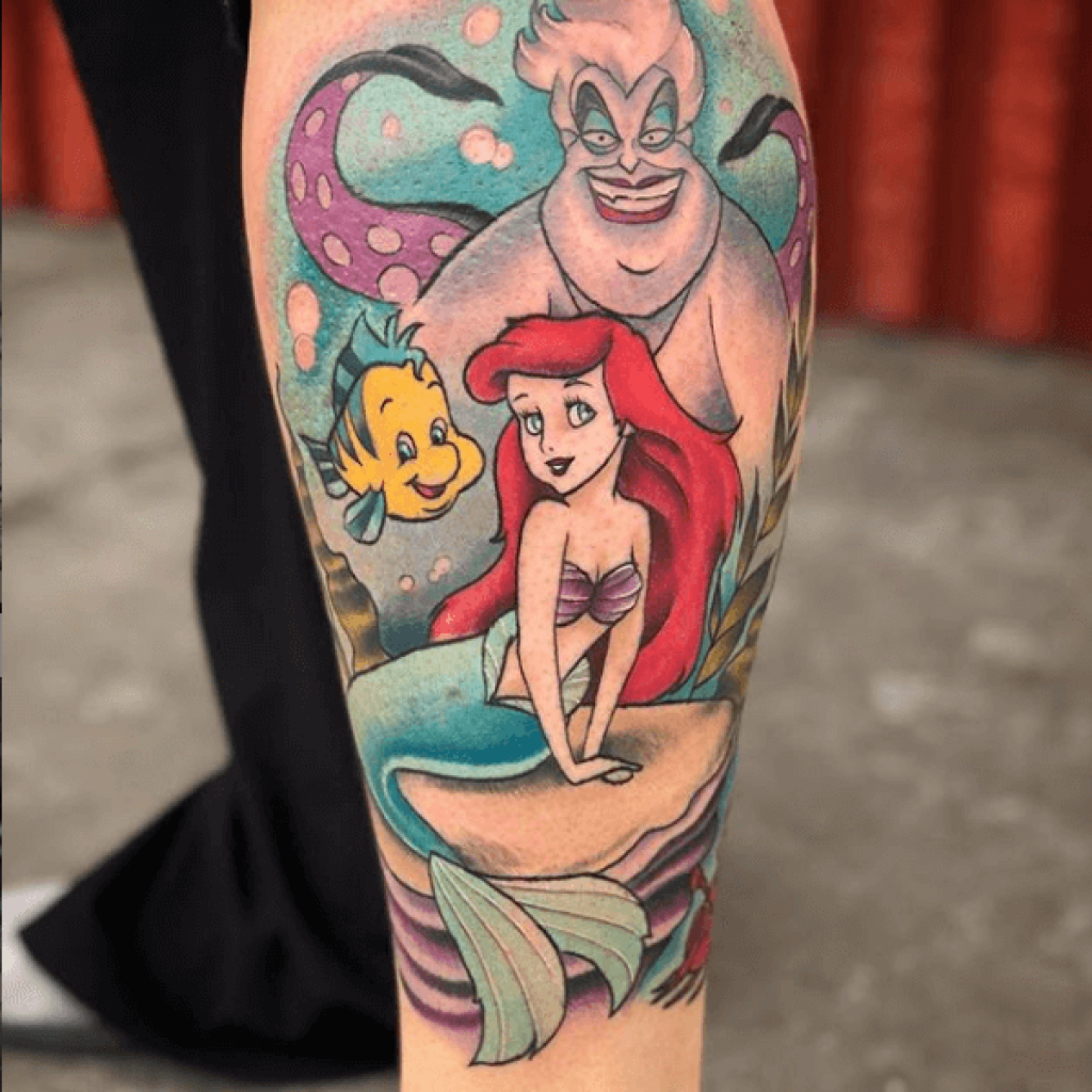 Little Mermaid Tattoo Mike O'Farrell