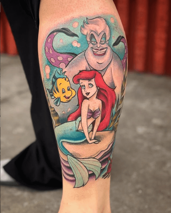 Little Mermaid Tattoo Mike O'Farrell