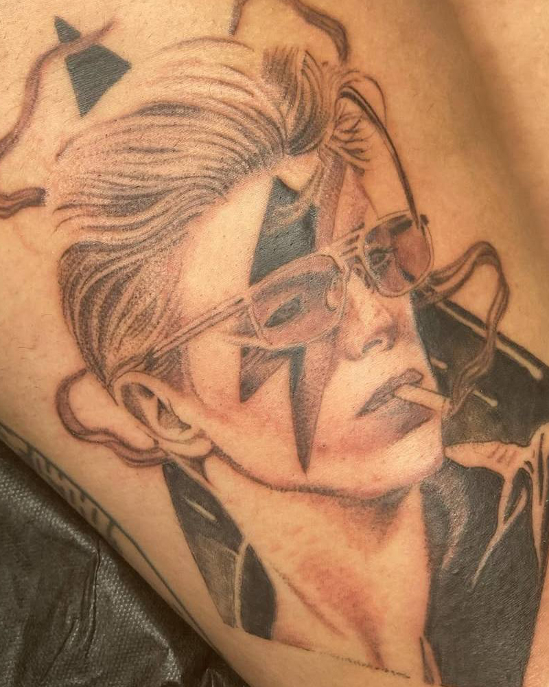 Custom tattoo design session in Lakewood CO tattoo shop