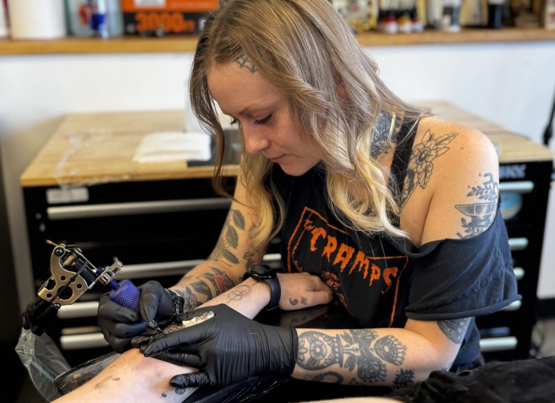 Piercing procedure performed safely at Adams County CO shop